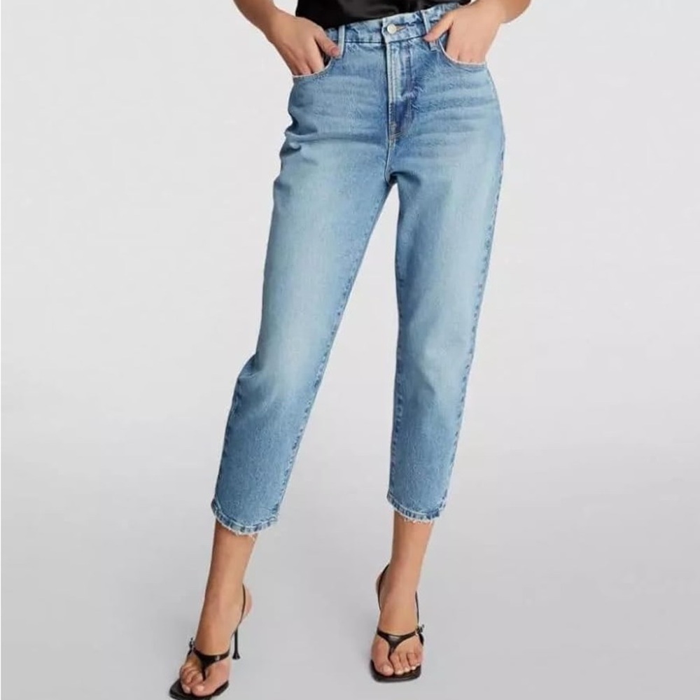 NWT GOOD AMERICAN “GOOD GIRLFRIEND” JEANS | size 2 x 26 L